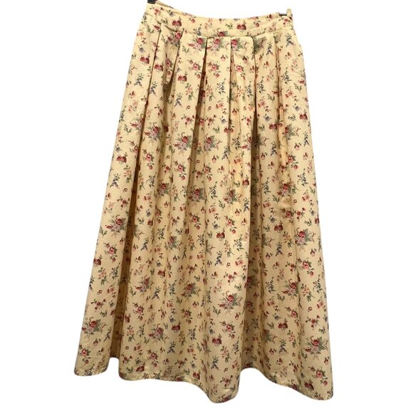 Batsheva Dresses & Skirts - Batsheva Laura Ashley Eres Pleated Floral A-line Midi Skirt,